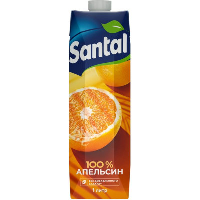 Изображение товара Сок Santal апельсиновый, 1л