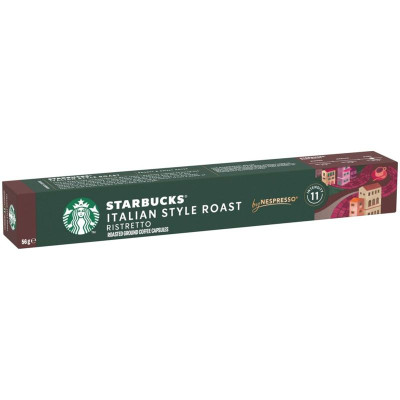Изображение товара Кофе в капсулах Starbucks Italian Style Roast натуральный жареный молотый, 56г
