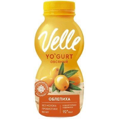 Изображение товара Продукт овсяный Velle Облепиха питьевой, 230г