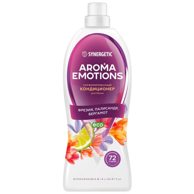 Изображение товара Кондиционер для белья Synergetic Emotions Радость концентрированный, 1.8л