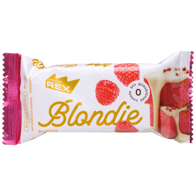 Изображение товара Пирожное Proteinrex Блонди малина протеиновое, 50г