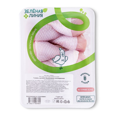 Изображение товара Голень цыплёнка охлаждённая Зелёная Линия