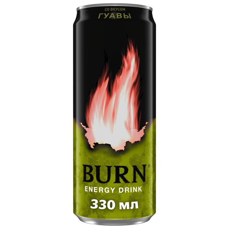 Изображение товара Энергетический напиток Burn Гуава 330 мл для быстрого заряда бодрости