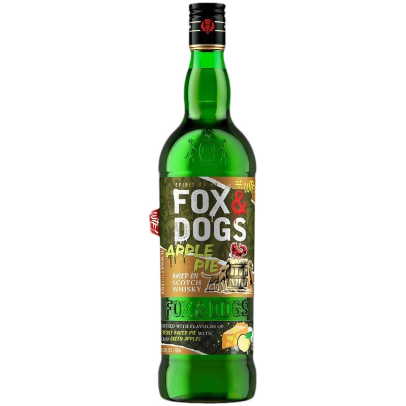 Изображение товара Виски Fox & Dogs Эпл Пай со вкусом яблочного пирога 35%, 700мл