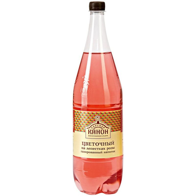 Изображение товара Напиток газированный Сергиев Канон Цветочный на лепестках розы, 1.5л