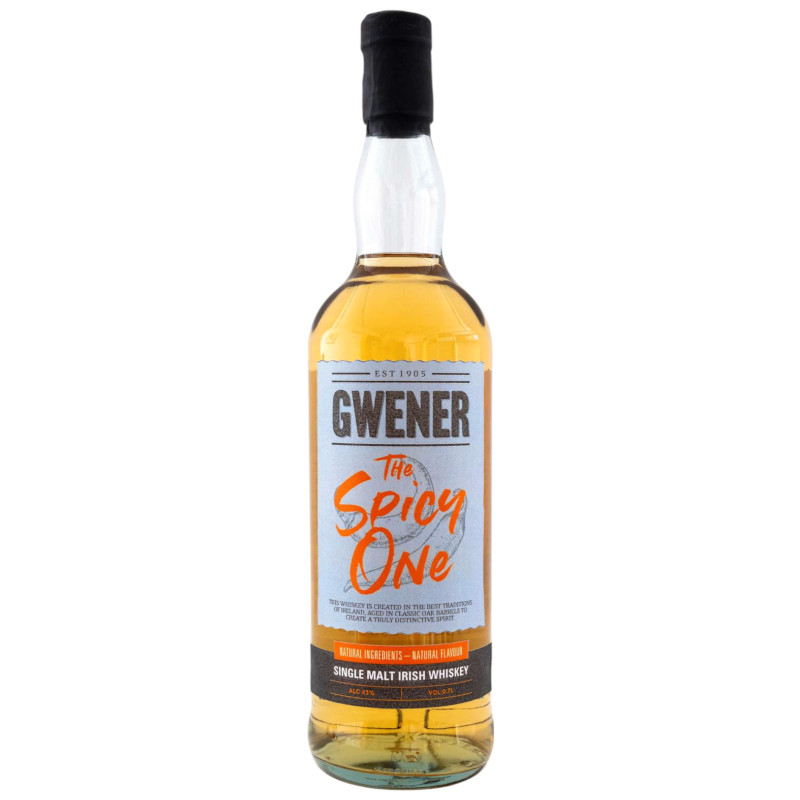 Изображение товара Виски Gwener The Spicy One односолодовый ирландский 43% 700 мл