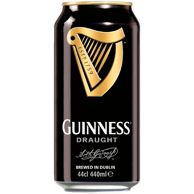 Изображение товара Пиво Guinness Драфт тёмное фильтрованное 4.2% 440мл Ирландия