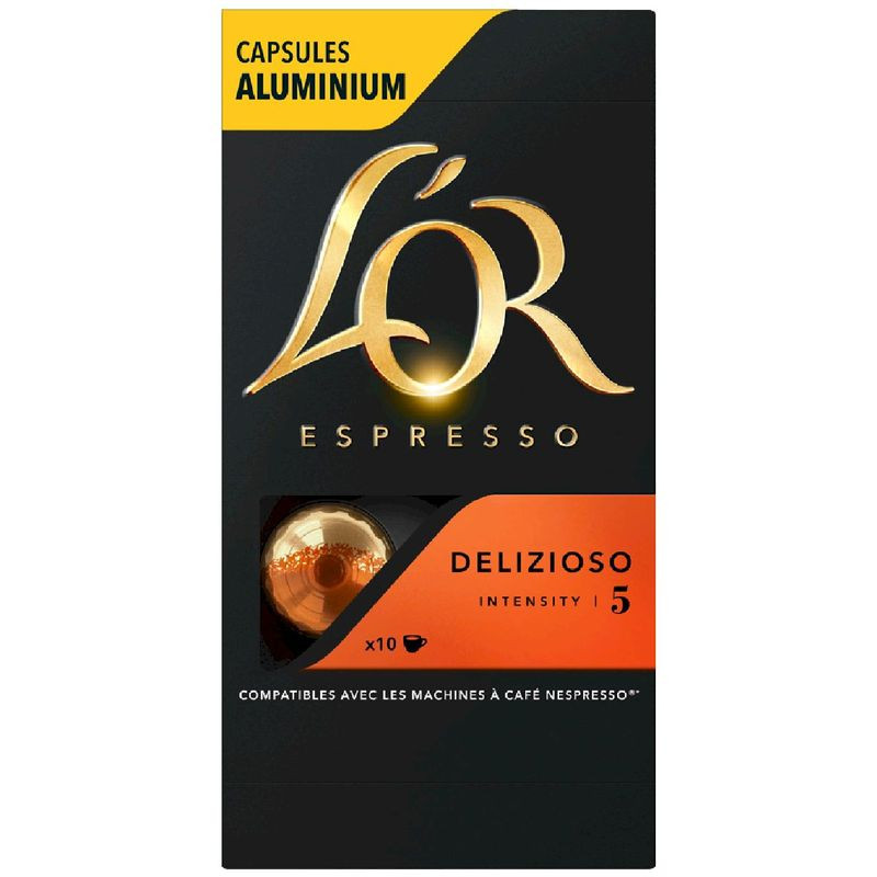Изображение товара Кофе в капсулах L`or Espresso Delizioso 10 шт, Франция, Nespresso