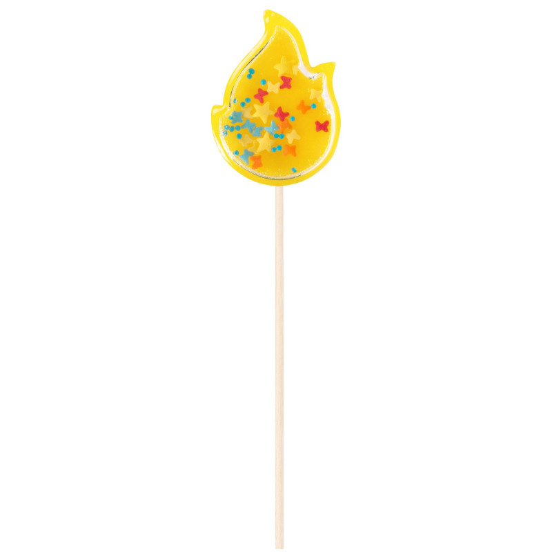 Изображение товара Карамель Sweet Ness леденцовая фигурная на палочке груша-бабл гам, 30г