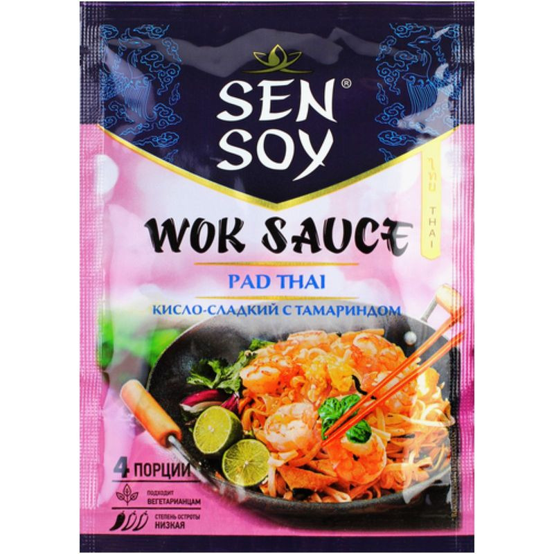 Изображение товара Соус Sen Soy Pad Thai Sauce столовый 80 мл кисло-сладкий для лапши