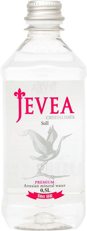 Изображение товара Вода Jevea Кристальная минеральная природная столовая негазированная 0.5л