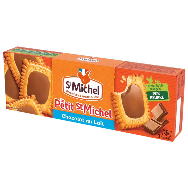 Изображение товара Печенье St Michel сливочное с шоколадом, 132 г - вкусный перекус