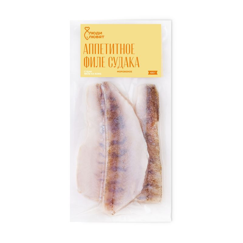 Изображение товара Мороженое суздальское филе судака на коже 400 г Люди Любят