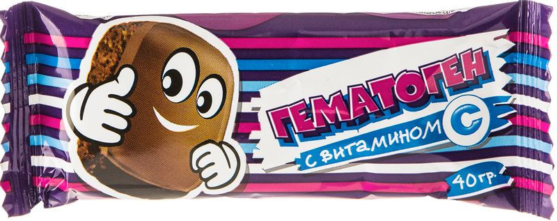 Изображение товара БАД к пище Диадар Гематоген с витамином С, 40г