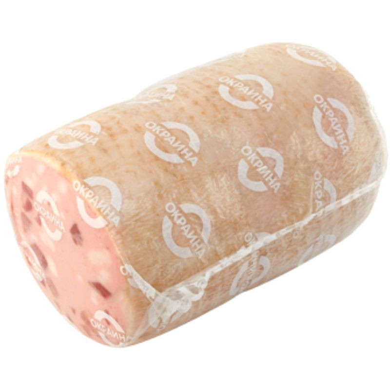 Изображение товара Колбаса Окраина с Языком в Шпиге вареное изделие 20 дней хранения