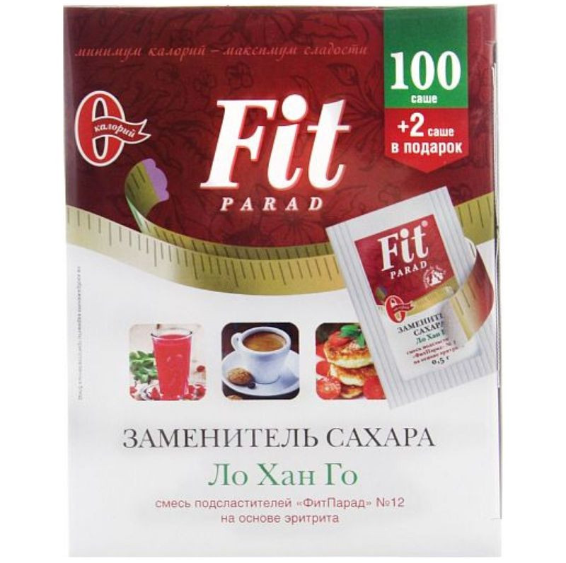 Изображение товара Смесь подсластителей Fit Parad №12 50г натуральный заменитель сахара