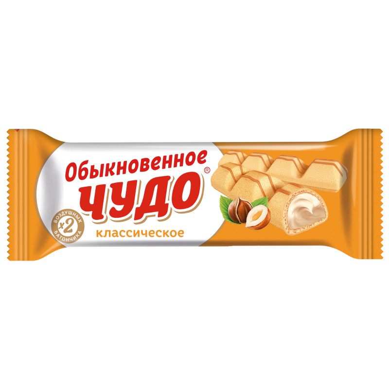 Изображение товара Конфеты Обыкновенное чудо классическое вафельные неглазированные, 40г