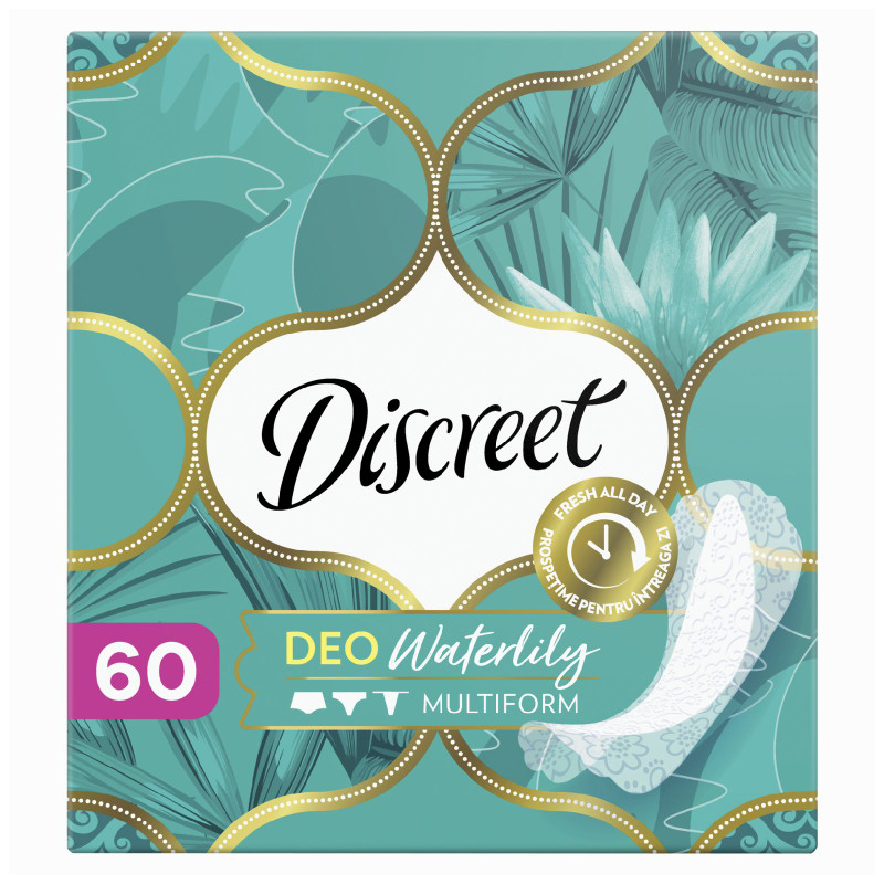 Изображение товара Прокладки ежедневные Discreet Water lily multiform, 60шт