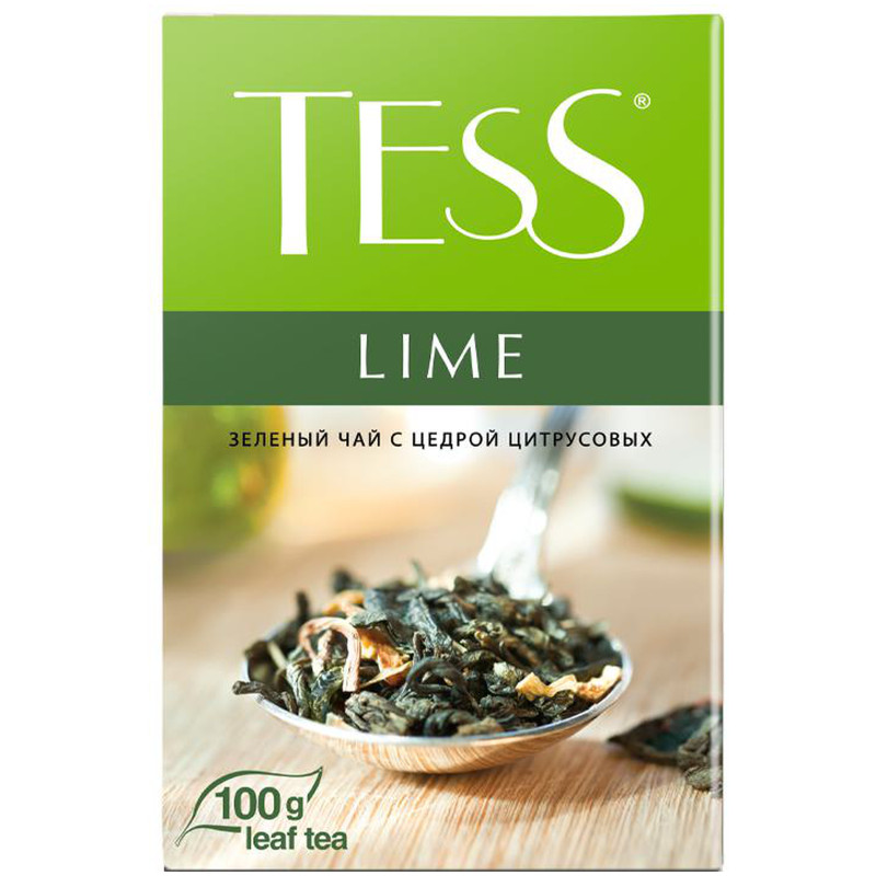 Изображение товара Чай Tess Лайм зелёный листовой, 100г