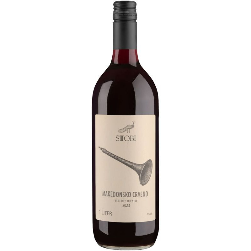Изображение товара Вино Македонское красное полусухое 1л Mucho Mas Сербия