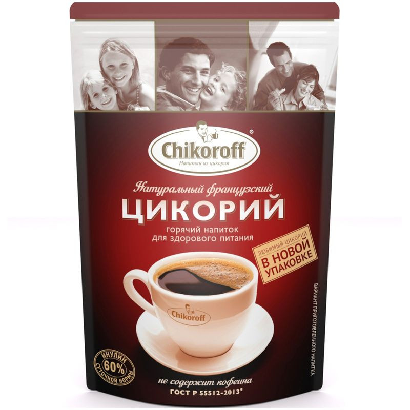 Изображение товара Растворимый цикорий Chikoroff натуральный 100 г французский состав