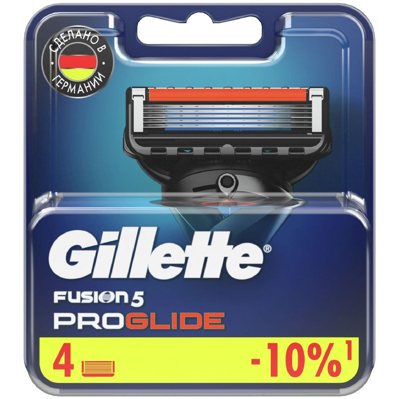 Изображение товара Кассеты для бритья Gillette Fusion Proglide 4шт для мужского бритья