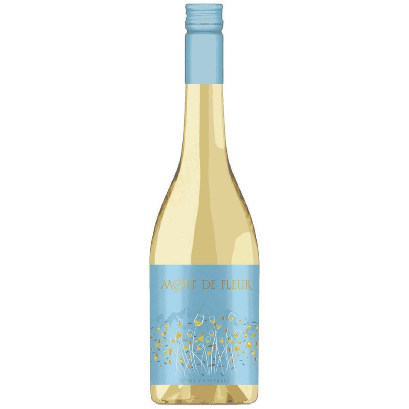 Изображение товара Вино Mont De Fleur Горные Цветы белое полусухое 750 мл