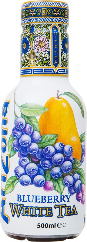 Изображение товара Холодный чай AriZona белый со вкусом черники 500мл