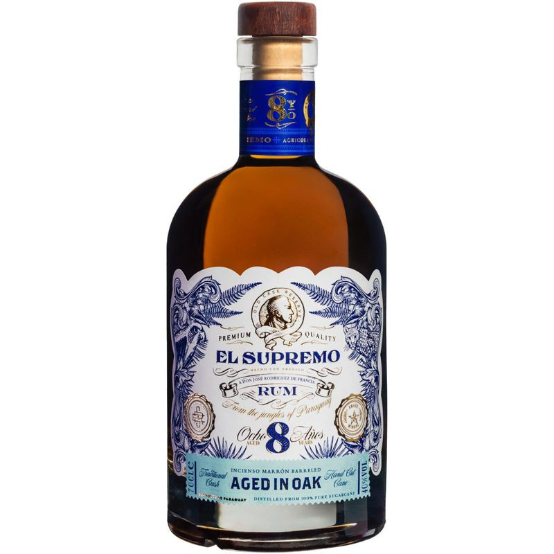 Изображение товара Ром El Supremo 8 лет 40% 700мл - выдержанный ром из Франции