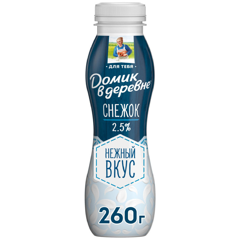 Изображение товара Снежок Домик в деревне, 2,5%, 260г