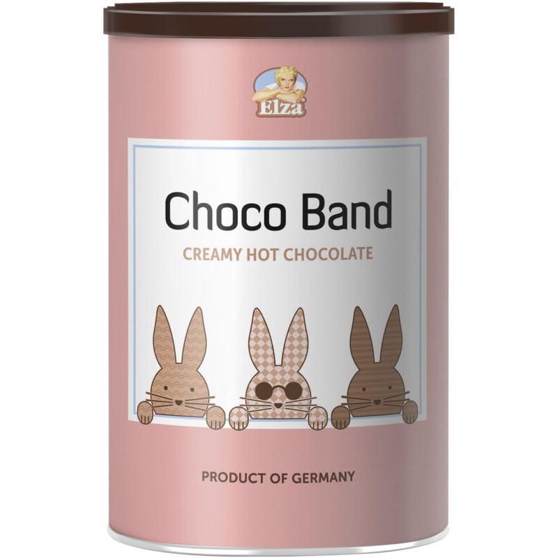 Изображение товара Растворимый горячий шоколад Elza Choco Band 250 г - насыщенный и ароматный напиток