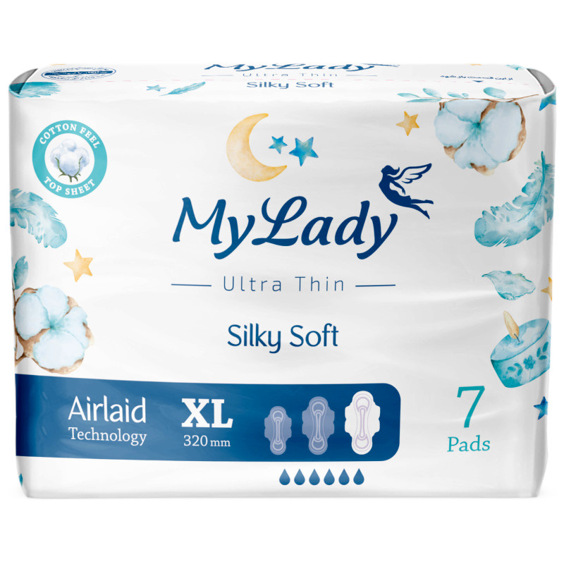 Изображение товара Прокладки My Lady Silky Soft гигиенические ультратонкие XL, 7шт