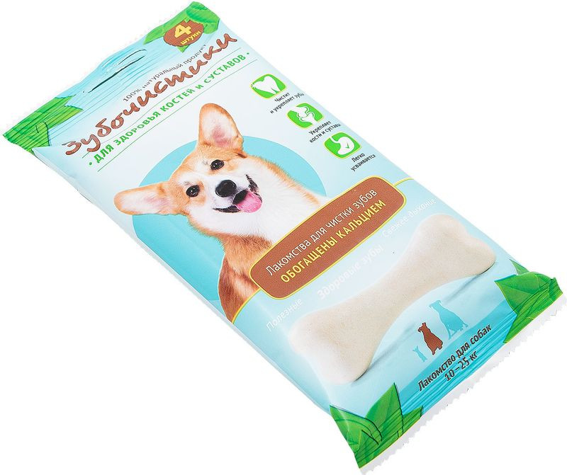 Изображение товара Лакомство для собак Зубочистики для костей и суставов 10-25 кг 90 г