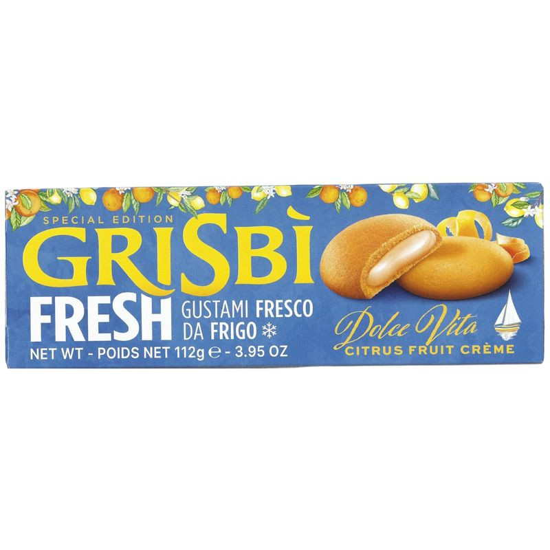Изображение товара Печенье Grisbi с цитрусовой начинкой 112г Италия