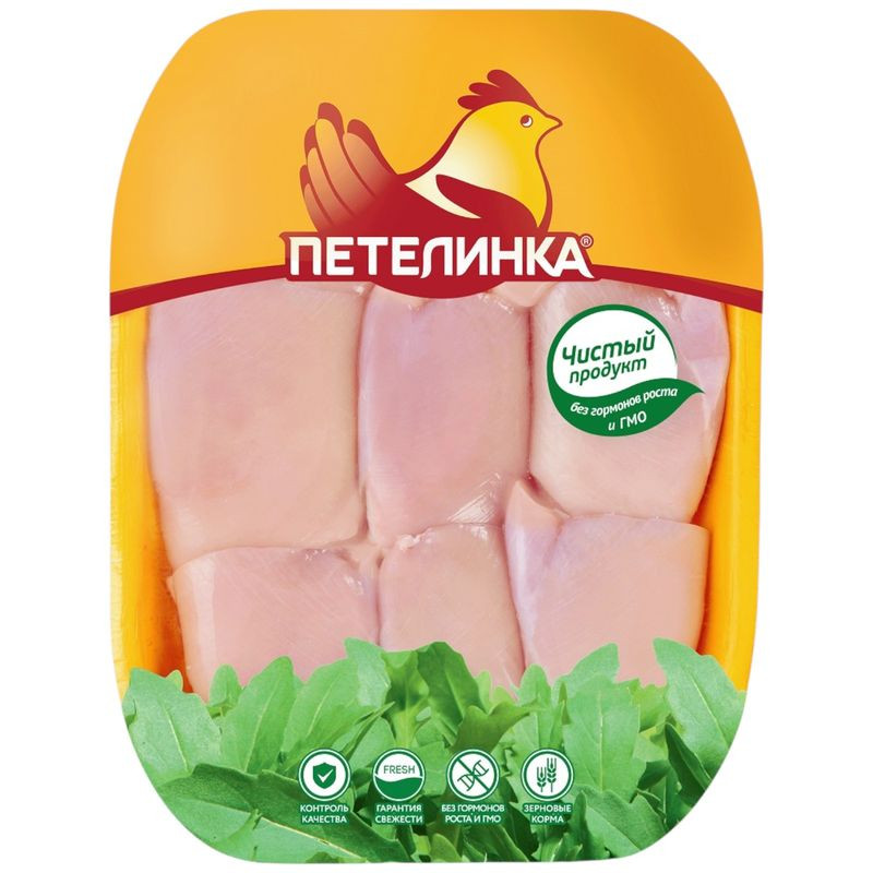 Филе бедра цыплёнка Петелинка без кожи охлаждённое - купить с доставкой на дом в Перекрёстке