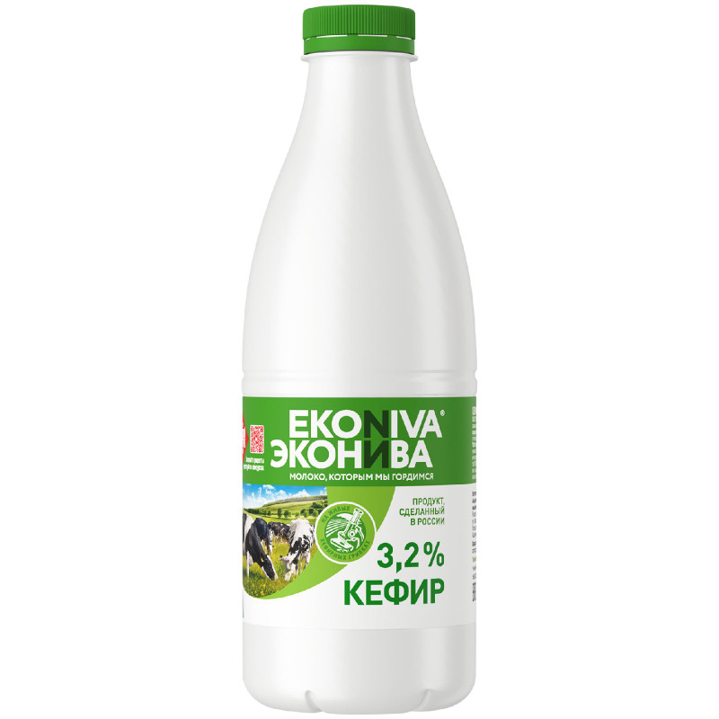 Изображение товара Кефир ЭкоНива 3.2%, 1кг