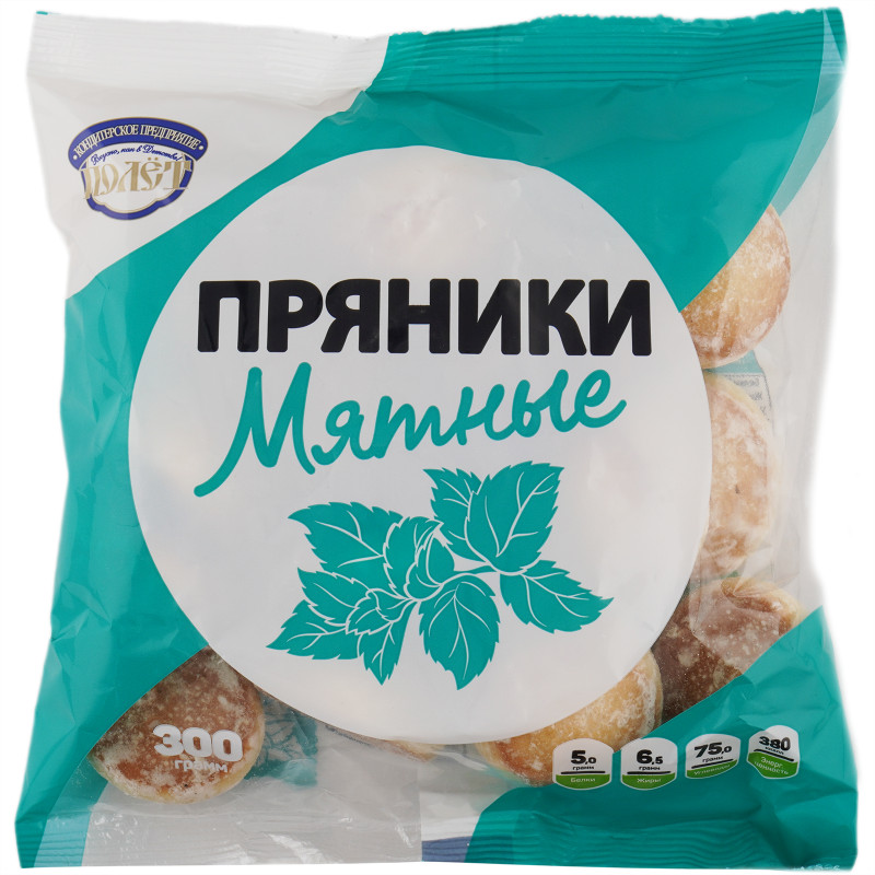 Изображение товара Пряники Полёт Мятные, 300г