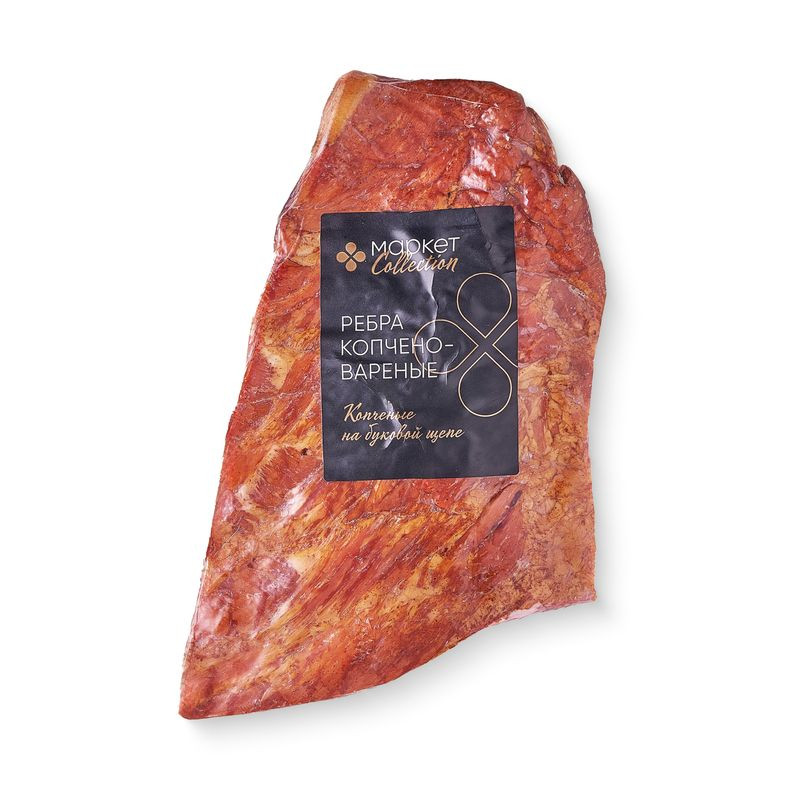 Изображение товара Ребра из свинины копчёно-варёные Маркет Collection