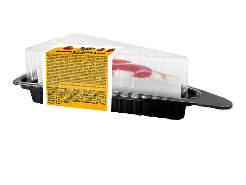 Изображение товара Замороженный чизкейк Cheeseberry New-York с клубникой 100г вкусный десерт