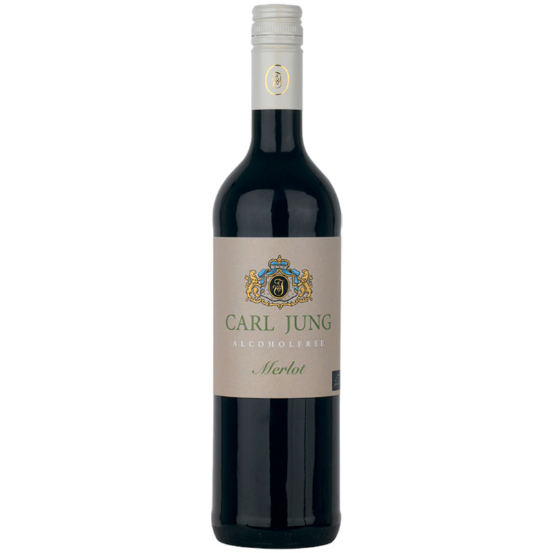 Изображение товара Безалкогольное вино Carl Jung Merlot полусухое красное 0,75л Германия