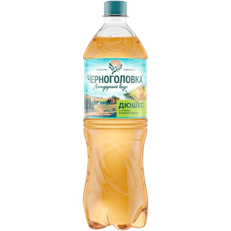 Изображение товара Газированный напиток Черноголовка дюшес 1л - освежающий вкус и низкая калорийность