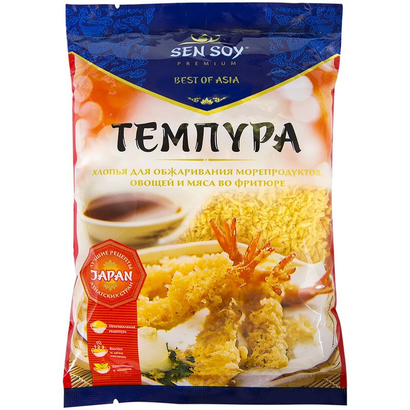 Изображение товара Хлопья панировочные Sen Soy Темпура японские 100 г