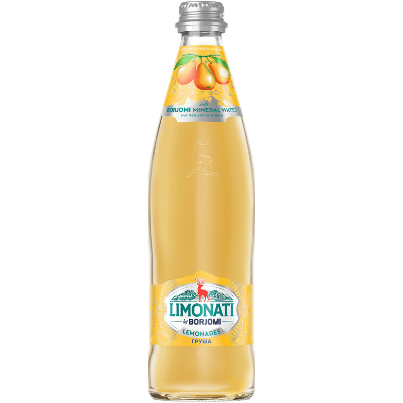 Изображение товара Напиток газированный Borjomi Limonati груша, 500мл