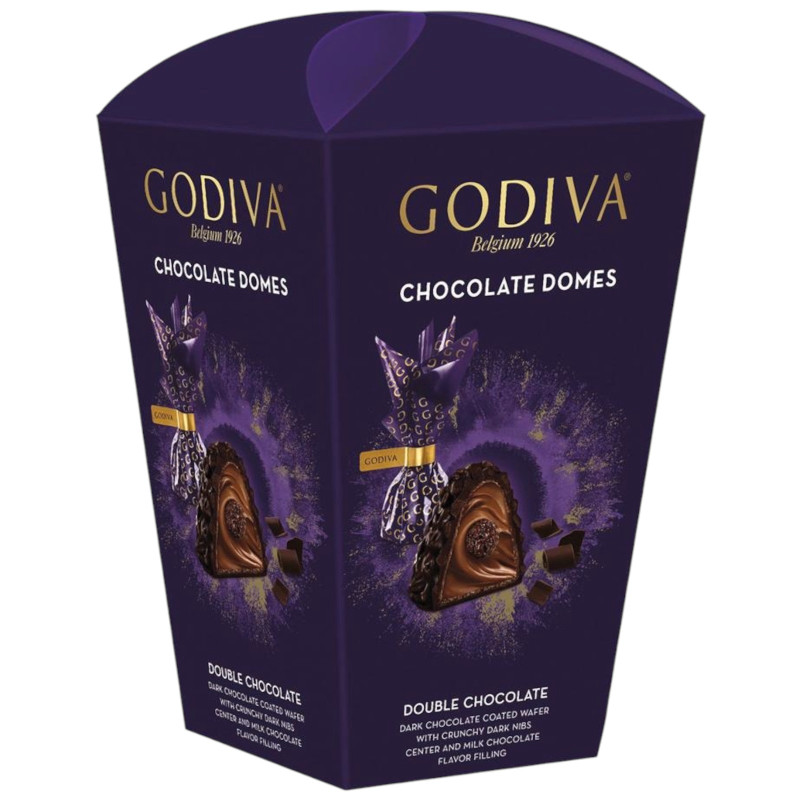 Изображение товара Конфеты Godiva вафельные в тёмном шоколаде с начинкой 123г