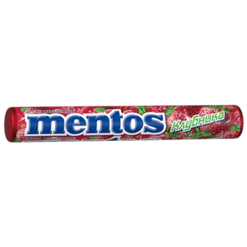 Изображение товара Драже Mentos жевательные со вкусом клубники, 37.5г