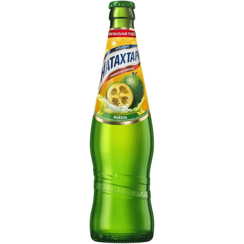 Изображение товара Газированный напиток Натахтари фейхоа 500 мл натуральный вкус