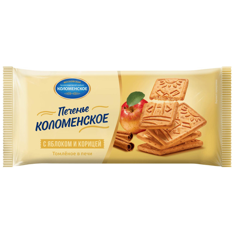 Изображение товара Печенье Коломенское с яблоком и корицей, 120г