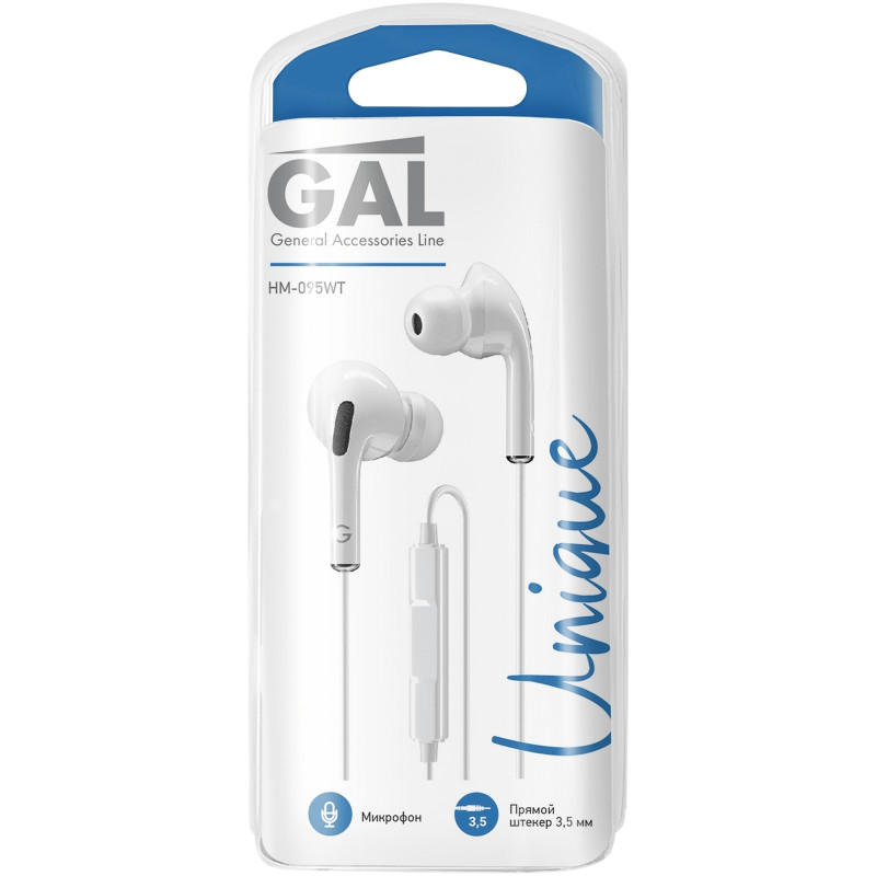 Изображение товара Наушники GAL HM-095WT проводные