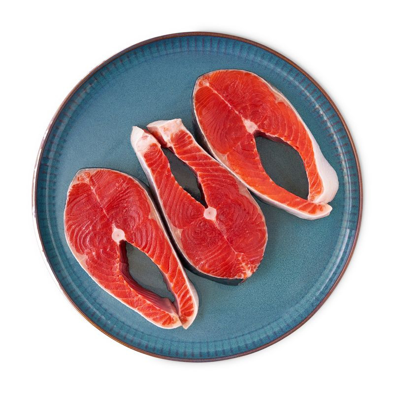 Изображение товара Стейк нерки Дальний Восток 0.5-0.7 кг свежий охлажденный