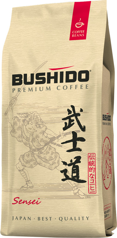 Изображение товара Кофе Bushido Sensei в зёрнах, 227г